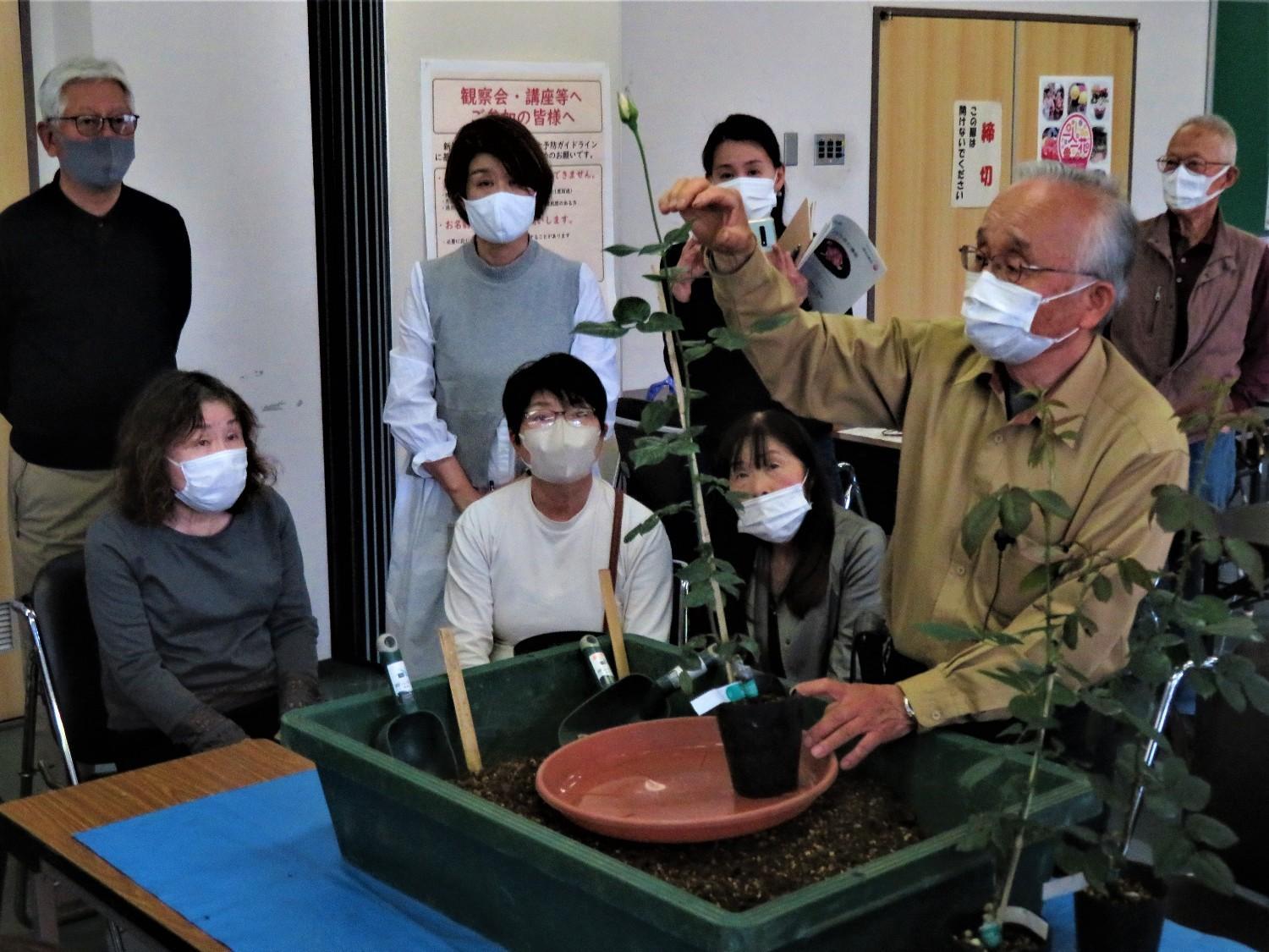 バラ作り講座【2/18(水)の講座は予定どおり開催いたします】