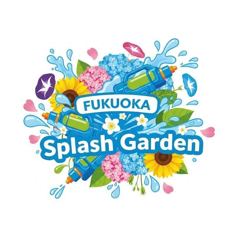 花とみどりと水遊びイベント「FUKUOKA スプラッシュガーデン」