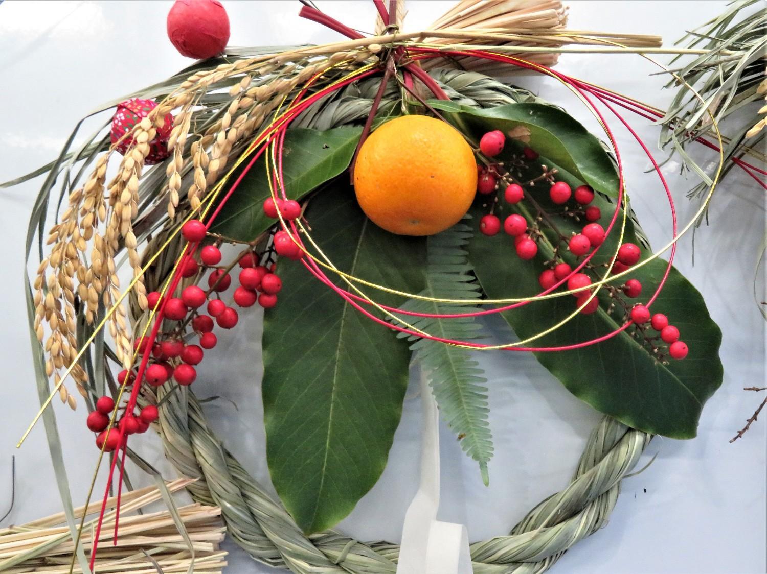 レモングラスでしめ飾りづくり　※12/9〆切